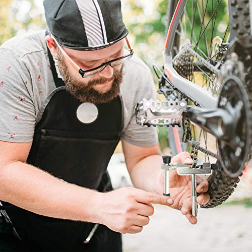 TRIXES Herramienta de reparación para Cambiar y Cortar los Remaches de Cadenas de Bicicleta