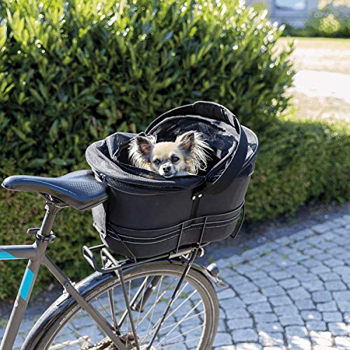 TRIXIE Cesta para Bicicleta para portaequipajes estrechos para Perros
