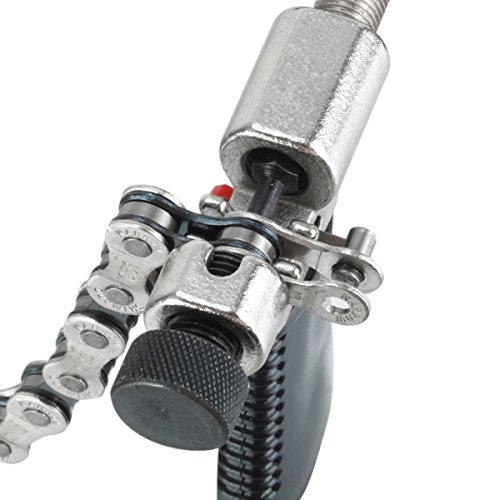 Tronchacadenas para bicicleta, LOMATEE extractor cortador de cadena herramienta para reparar desmontar cadenas de bici de 5-10V y monomarcha [tipo avanzado]