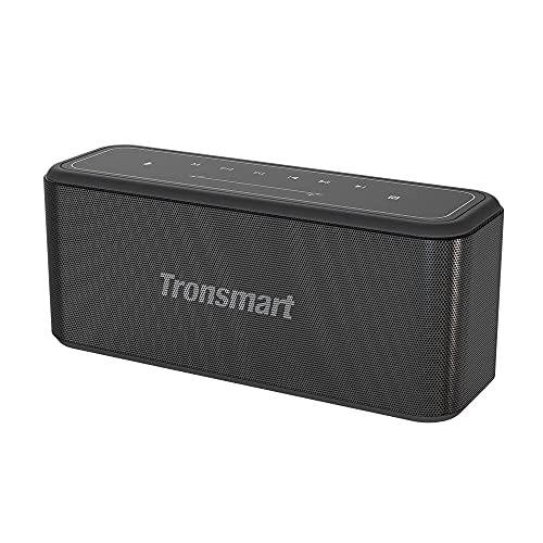 Tronsmart Mega Pro Altavoz Bluetooth 60W, Altavoz inalámbrico Portátil con NFC, Sonido Digital 3D, Panel Táctil, 10H de Reproducción Continua y Manos Libres para Fiesta, Hogar, Playa - Negro