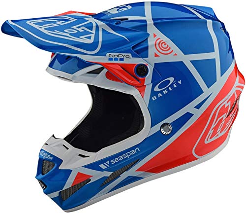 Troy Lee Designs 105109304 - Casco de Moto Se4 Compuesto metálico de Fibras compuestas