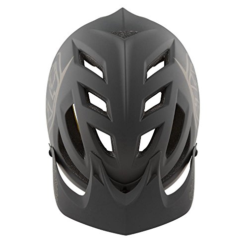 Troy Lee Designs Adult Half Shell | Cycling | All Mountain | Mountain Bike A1 Classic Helmet W/MIPS (Black, Small)