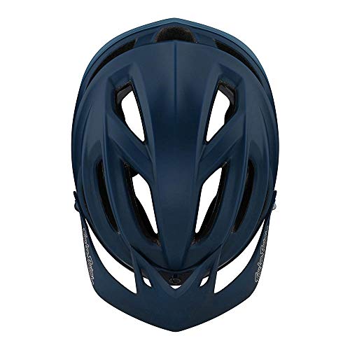 Troy Lee Designs Adulto | All Mountain | Casco de bicicleta de montaña Half Shell A2 señuelo W/MIPS (azul ahumado, XL/XXL)