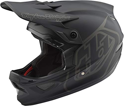 Troy Lee Designs D3 Fiberlite - Casco de Bicicleta - Negro Contorno de la Cabeza M | 57-59cm 2019