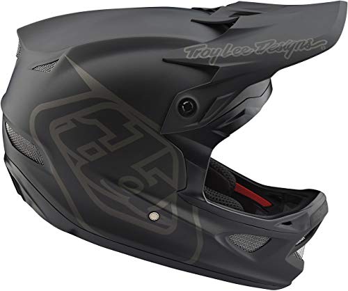 Troy Lee Designs D3 Fiberlite - Casco de Bicicleta - Negro Contorno de la Cabeza M | 57-59cm 2019