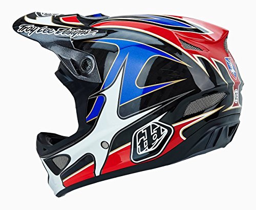 Troy Lee Designs D3 Gwin - Casco de Ciclismo BMX Integral, Color Rojo, Talla Xlarge