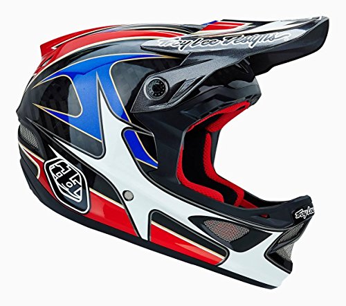 Troy Lee Designs D3 Gwin - Casco de Ciclismo BMX Integral, Color Rojo, Talla Xlarge