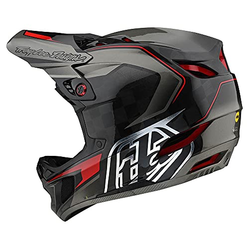 Troy Lee Designs D4 Carbon Casco con Mips para Bmx Mtb Dh - EXILE GREY (L (58-59cm))