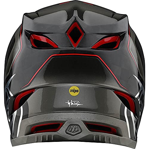 Troy Lee Designs D4 Carbon Casco con Mips para Bmx Mtb Dh - EXILE GREY (L (58-59cm))