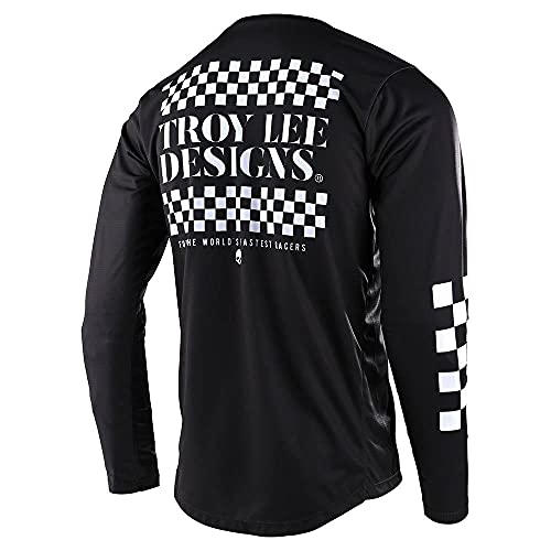 Troy Lee Designs Flowline LS Jersey Service Black S