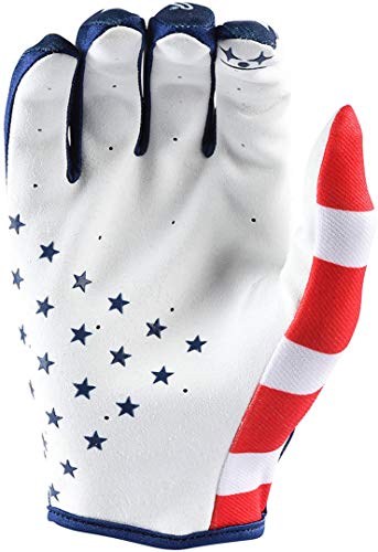 Troy Lee Designs Guantes Mx 2018 Air Americana Azuloscuro-Rojo (Xxl, Azuloscuro)