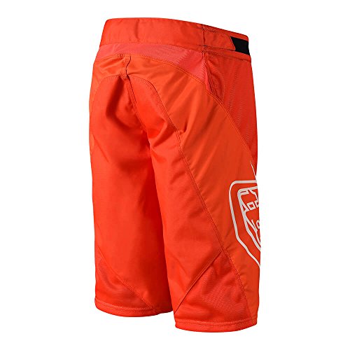 Troy Lee Designs Mens Downhill BMX All Mountain Mounatin Bike Sprint Solid Short (38, Orange)