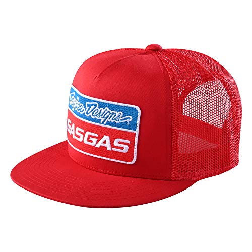 Troy Lee Designs Oficial 2021 | GasGas | Team New Era Gorra El Snapback (rojo, OSFA)