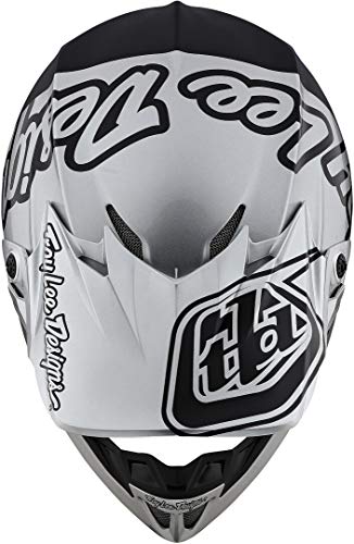 Troy Lee Designs SE4 Composite Motocrossv Casco Silhouette - Plata/Negro (S)