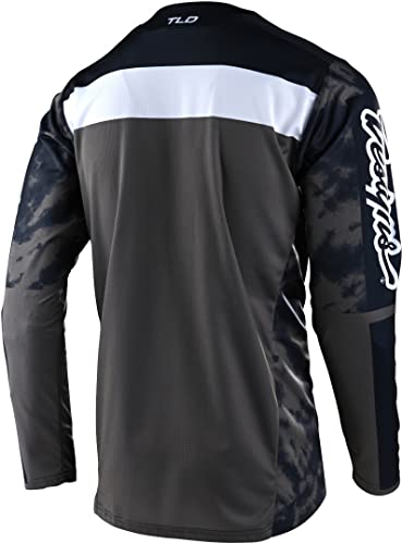 Troy Lee Designs Sprint Jersey para BMX MTB Dh Ciclismo - Dyeno Navy/Gris, azul marino, M