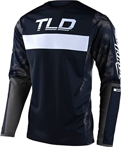 Troy Lee Designs Sprint Jersey para BMX MTB Dh Ciclismo - Dyeno Navy/Gris, azul marino, M