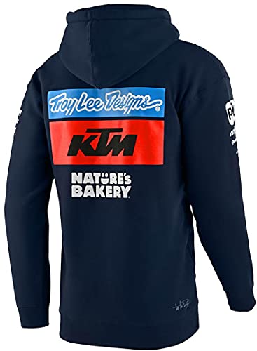 Troy Lee Designs Sudadera con capucha TLD KTM Team para niños grandes - azul - Small