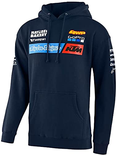 Troy Lee Designs Sudadera con capucha TLD KTM Team para niños grandes - azul - Small