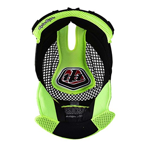 Troy Lee Repuesto D3 Casco Cabeza Liner - Amarillo, 2X-Large