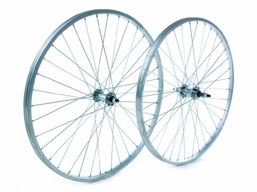 Tru-build Wheels RGR809 - Rueda Trasera para Bicicleta (26 Pulgadas), Color Plateado