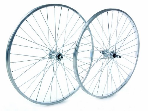 Tru-build Wheels RGR810 - Rueda para Bicicletas, Color Plateado, Talla 26 x 1.75 Inch