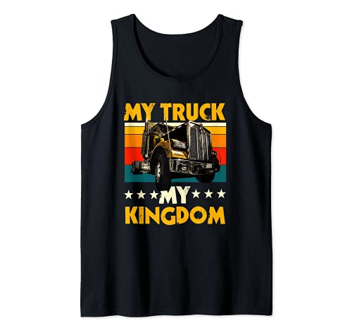 Trucker Gifts - Remolque para tractor (18 ruedas) Camiseta sin Mangas