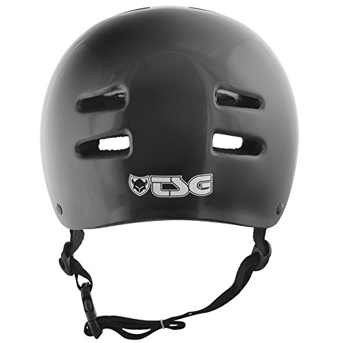 TSG Helm Skate BMX Injected Colors Solid Color, Unisex, Negro, S/M