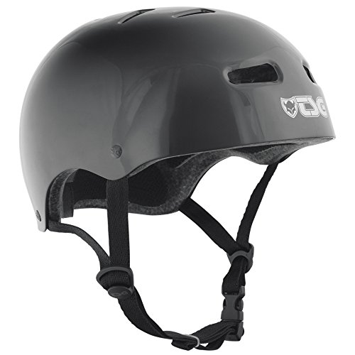 TSG Helm Skate BMX Injected Colors Solid Color, Unisex, Negro, S/M