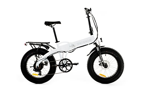 Tucano Bikes Monster HB Bicicleta Eléctrica Plegable, Blanco (Benz), Talla Única