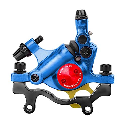 Tuimiyisou Hb100 MTB Bicicletas De Freno Hidráulico del Disco De La Bicicina Frontal/Trasero Línea De Bicicleta Tirar La Abrazadera De Freno (Trasera, Azul)