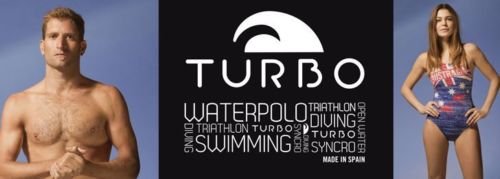 Turbo - Bañador Seasons Competicion Natación y Triatlón Patrón de Ajuste cómodo (L/36)