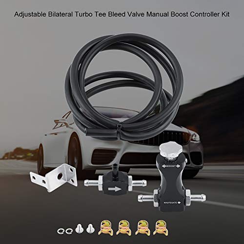 Turbo Boost Controller Kit-Bilateral ajustable manual turbo boost controller ajustable Turbo Tee Válvula de purga Manual Boost Controller Kit Universal para el coche