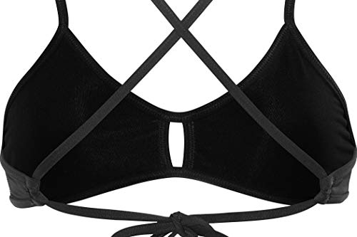 Turbo Power Active Top Bragas de Bikini, Noir, Medium para Mujer