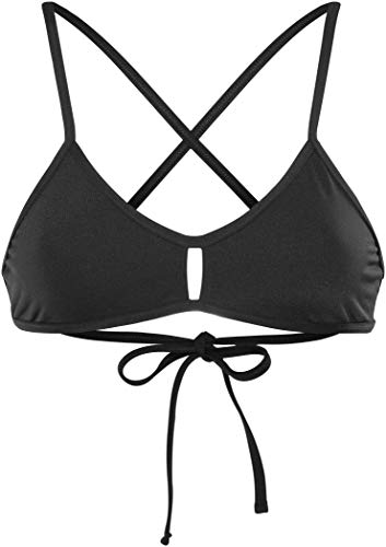 Turbo Power Active Top Bragas de Bikini, Noir, Medium para Mujer