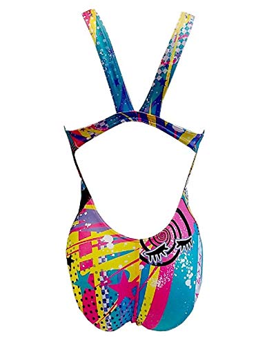 Turbo Power Crazy Comic Bragas de Bikini, Bleu Clair, Medium para Mujer