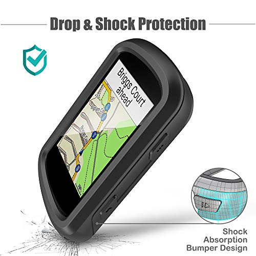 TUSITA Funda Compatible con Garmin Edge 530 - Protectora de Silicona Skin - Accesorios para computadora con GPS