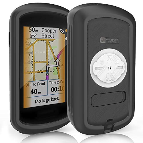 TUSITA Funda Compatible con Garmin Edge Explore - Case Protectora de Silicona Skin - Accesorios para Computadora con Pantalla Táctil Touring Bike