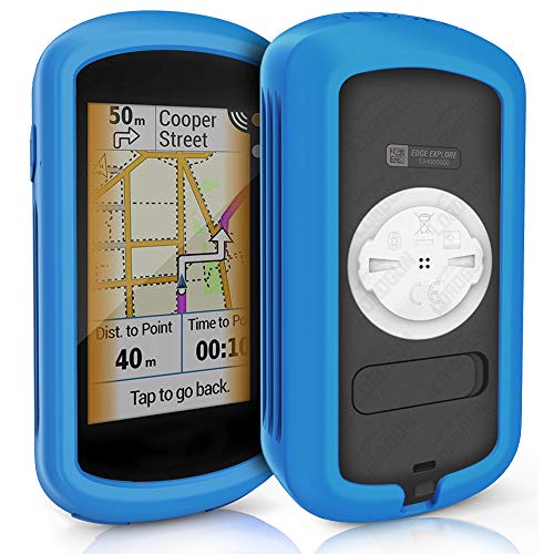 TUSITA Funda Compatible con Garmin Edge Explore - Case Protectora de Silicona Skin - Accesorios para Computadora con Pantalla Táctil Touring Bike