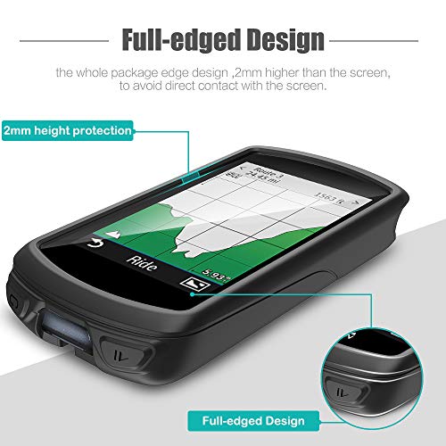 TUSITA Funda para Garmin Edge 1030 Plus - Protectora de Silicona Skin - Accesorios para computadora con GPS