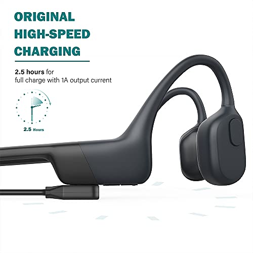 TUSITA Magnética Cargador Compatible con AFTERSHOKZ Aeropex, AFTERSHOKZ OpenComm AS800CC ASC100CC - Cable de Carga USB 3,3ft 100cm - Bluetooth Auriculares Deportivos Inalambricos Accesorios