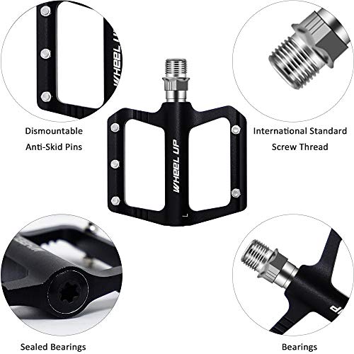 TuT - Pedal para bicicleta de aluminio súper sellado, pedal antideslizante para bicicleta de montaña, accesorios de moda para adultos que aman el ciclismo