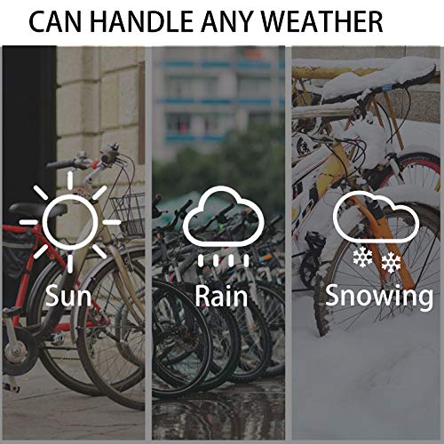 TWBEST Funda Bicicleta，Funda Bicicleta Oxterior Impermeable 2 Bicis - 190T de Nylon Cubierta Protector al Aire Libre contra Lluvia Sol Polvo para Montaña Carretera Bicicletas