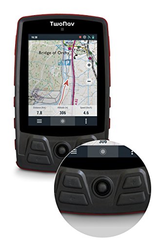 TwoNav - Aventura Motor GPS para Deportes Motor con Pantalla de 3'7" y Gran Resistencia, Full Connect, Color Rojo