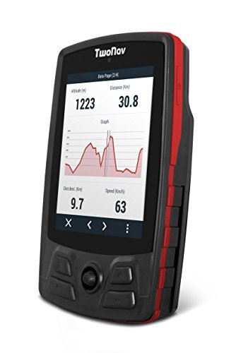 TwoNav - Aventura Motor GPS para Deportes Motor con Pantalla de 3'7" y Gran Resistencia, Full Connect, Color Rojo