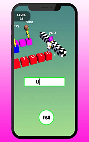 Typing&Runner Race 3D - Type Correct Text Fast Running Game