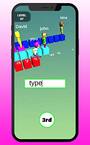 Typing&Runner Race 3D - Type Correct Text Fast Running Game