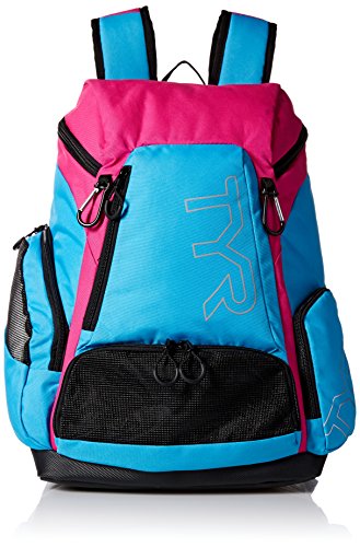 TYR Allnce30L Bckpk Bcrf Mochila, Unisex Adulto, Azul/Rosa, Talla Única