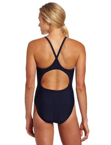 TYR Deporte Mujeres sólido Diamondback Bañador, Mujer, Color Azul Marino, tamaño 34