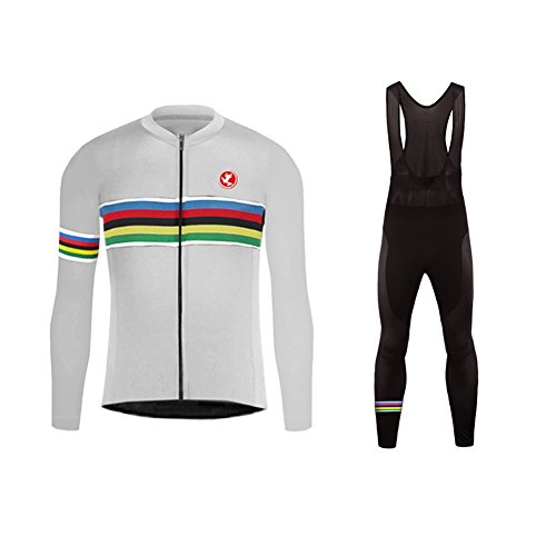 UGLY FROG 2018-2021 Nuevo De Invierno Mantener Caliente Manga Larga Maillot Ciclismo Hombre Bodies +Long Bib Pant with Gel Pad Winter Style