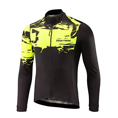 UGLY FROG 2018-2021 Nuevo De Invierno Mantener Caliente Manga Larga Maillot Ciclismo Hombre Winter Style